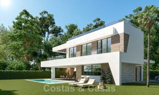 New innovative luxury villa in modern style for sale, beachside Elviria, Marbella 28636 