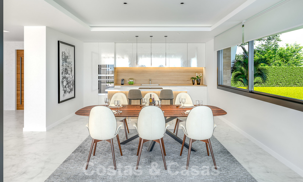 New innovative luxury villa in modern style for sale, beachside Elviria, Marbella 28638