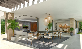 New innovative luxury villa in modern style for sale, beachside Elviria, Marbella 28642 