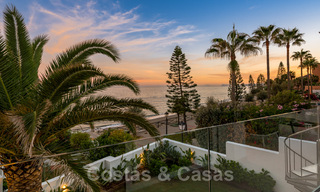 For sale, move-in ready, fully renovated beachfront villa with sea view in Estepona West 28869 