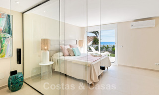 For sale, move-in ready, fully renovated beachfront villa with sea view in Estepona West 28885 