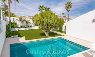 For sale, move-in ready, fully renovated beachfront villa with sea view in Estepona West 28887 