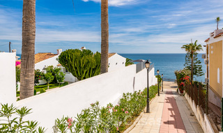 For sale, move-in ready, fully renovated beachfront villa with sea view in Estepona West 28888 