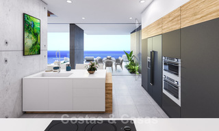 Stylish, new contemporary design villa for sale with panoramic views over the sea, near Estepona 28919 