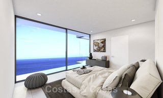 Stylish, new contemporary design villa for sale with panoramic views over the sea, near Estepona 28920 