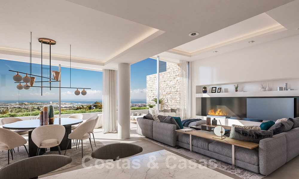 Luxurious modern apartments with panoramic sea views for sale in Benahavis - Marbella 29201