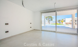 Modern new build villa with panoramic mountain- and sea views for sale in the hills of Marbella East. Almost ready. 57689 