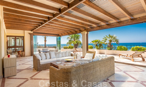 Exclusive first line beach penthouse for sale in Los Monteros, Marbella 29580