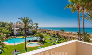 Exclusive first line beach penthouse for sale in Los Monteros, Marbella 29581 