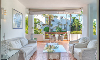 Spacious luxury corner apartment for sale in frontline beach complex within walking distance of Estepona centre 29677 