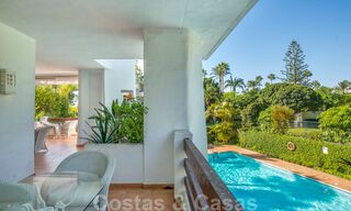Spacious luxury corner apartment for sale in frontline beach complex within walking distance of Estepona centre 29680 