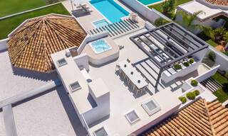 Elegantly renovated villa in Aloha, Nueva Andalucia, Marbella. First line golf on an elevated position with beautiful views. 29949 