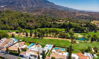 Elegantly renovated villa in Aloha, Nueva Andalucia, Marbella. First line golf on an elevated position with beautiful views. 29950 