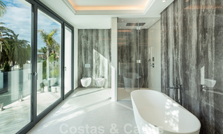 Spacious new modern beachside luxury villa for sale near the golf course in Marbella - Estepona 30172 