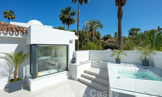 Elegantly renovated frontline golf villa for sale in the heart of the Golf Valley in Nueva Andalucia, Marbella 30029 