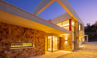 Last villa! Contemporary modern newly built villa with sea views for sale in Nueva Andalucia, Marbella 30322 