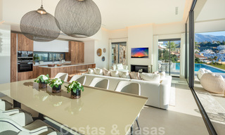 Last villa! Contemporary modern newly built villa with sea views for sale in Nueva Andalucia, Marbella 30326 