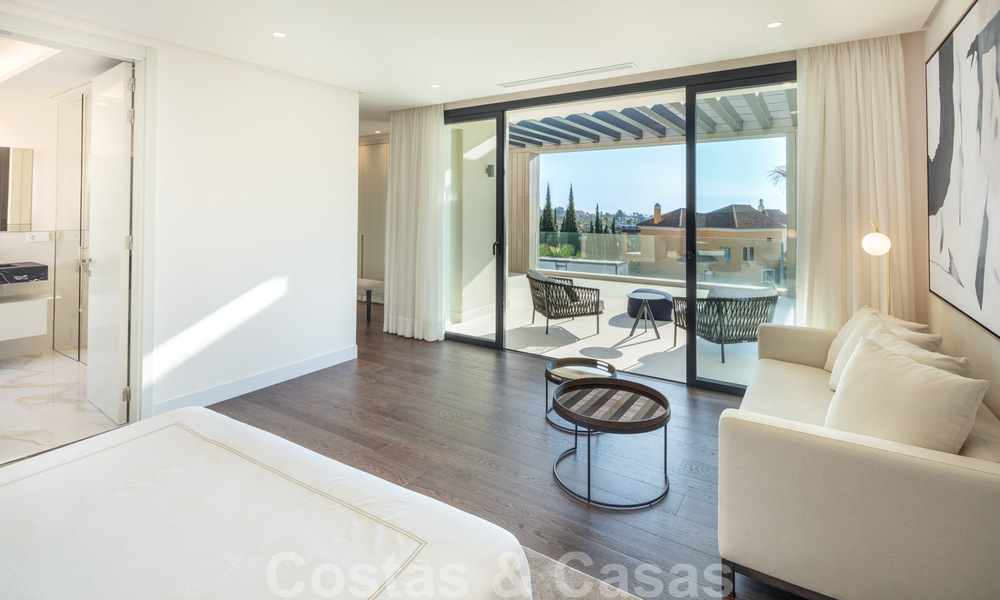 Last villa! Contemporary modern newly built villa with sea views for sale in Nueva Andalucia, Marbella 30331