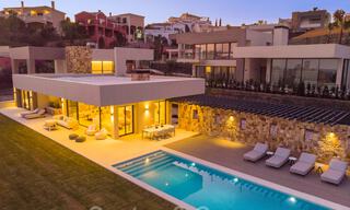 Last villa! Contemporary modern newly built villa with sea views for sale in Nueva Andalucia, Marbella 30347 