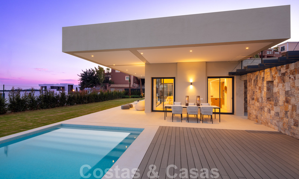 Last villa! Contemporary modern newly built villa with sea views for sale in Nueva Andalucia, Marbella 30349