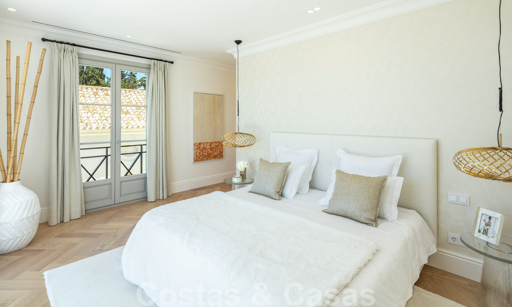 2 Elegant top quality new luxury villas for sale in a classic and Provencal style above the Golden Mile in Marbella 30471