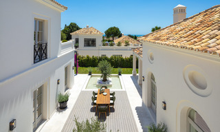 2 Elegant top quality new luxury villas for sale in a classic and Provencal style above the Golden Mile in Marbella 30473 