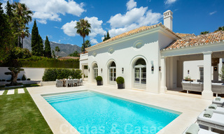 2 Elegant top quality new luxury villas for sale in a classic and Provencal style above the Golden Mile in Marbella 30479 