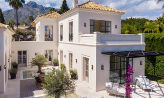 2 Elegant top quality new luxury villas for sale in a classic and Provencal style above the Golden Mile in Marbella 30484 