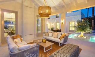 2 Elegant top quality new luxury villas for sale in a classic and Provencal style above the Golden Mile in Marbella 30490 