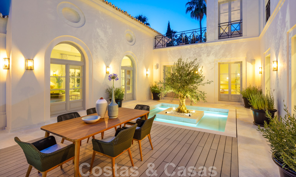 2 Elegant top quality new luxury villas for sale in a classic and Provencal style above the Golden Mile in Marbella 30491