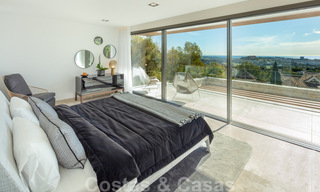 Brand new contemporary style villa in a gated community with panoramic sea views for sale in Benahavis - Marbella 30666 