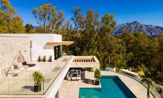 Brand new contemporary style villa in a gated community with panoramic sea views for sale in Benahavis - Marbella 30675 