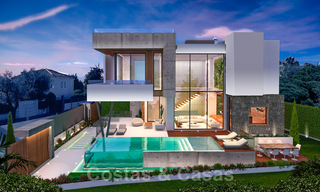 Contemporary luxury villa for sale in a highly desirable beachside urbanisation on the Golden Mile in Marbella 30773 