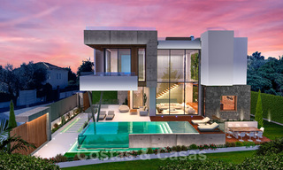 Contemporary luxury villa for sale in a highly desirable beachside urbanisation on the Golden Mile in Marbella 30774 