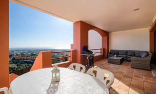 Spacious family townhouse for sale with panoramic coastal and sea views in Benahavis - Marbella 30777 