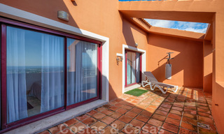Spacious family townhouse for sale with panoramic coastal and sea views in Benahavis - Marbella 30781 