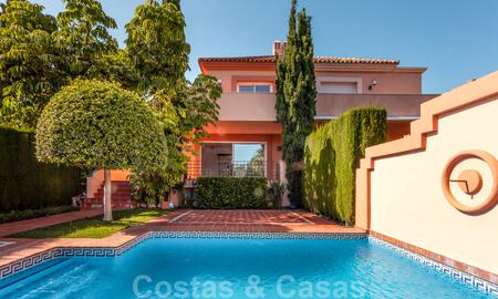 Semi-detached house for sale in a gated community on the Golden Mile in Marbella 30859