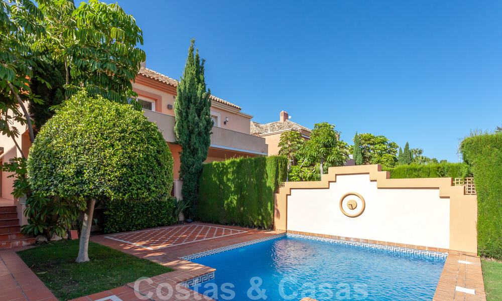 Semi-detached house for sale in a gated community on the Golden Mile in Marbella 30866
