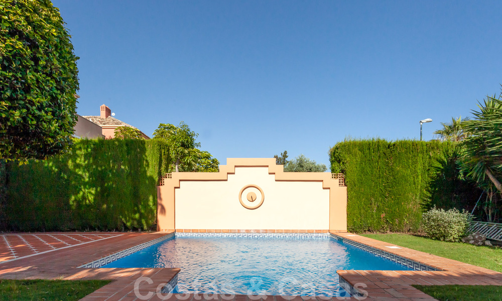 Semi-detached house for sale in a gated community on the Golden Mile in Marbella 30867