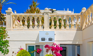 Exclusive apartment for sale with sea views in a frontline beach complex on the New Golden Mile, Marbella - Estepona 30955 