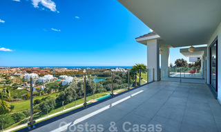 Modern villa for sale, frontline golf with panoramic mountain, golf and sea views in Benahavis - Marbella 31015 