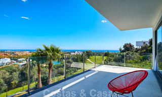Modern villa for sale, frontline golf with panoramic mountain, golf and sea views in Benahavis - Marbella 31017 