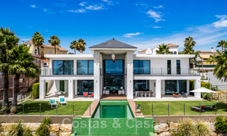 Modern villa for sale, frontline golf with panoramic mountain, golf and sea views in Benahavis - Marbella 42257 