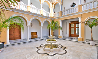 Stately classic Mediterranean style country villa for sale on the New Golden Mile near the beach and Estepona Centre 31401 