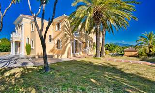 Stately classic Mediterranean style country villa for sale on the New Golden Mile near the beach and Estepona Centre 31441 
