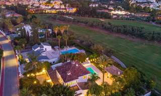 Ready to move into, First line golf, fully renovated luxury villa in gated and secured residential area for sale in Nueva Andalucia, Marbella 31235 