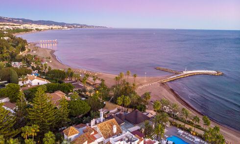 Prime location, fully renovated penthouse with partial sea views for sale in Puente Romano - Golden Mile, Marbella 31244