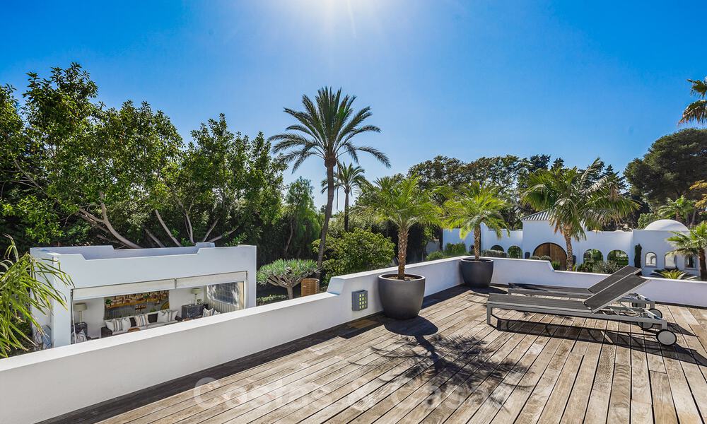 Unique Andalusian-Moorish style mansion at walking distance to the beach and the golf course for sale in west Marbella 31310