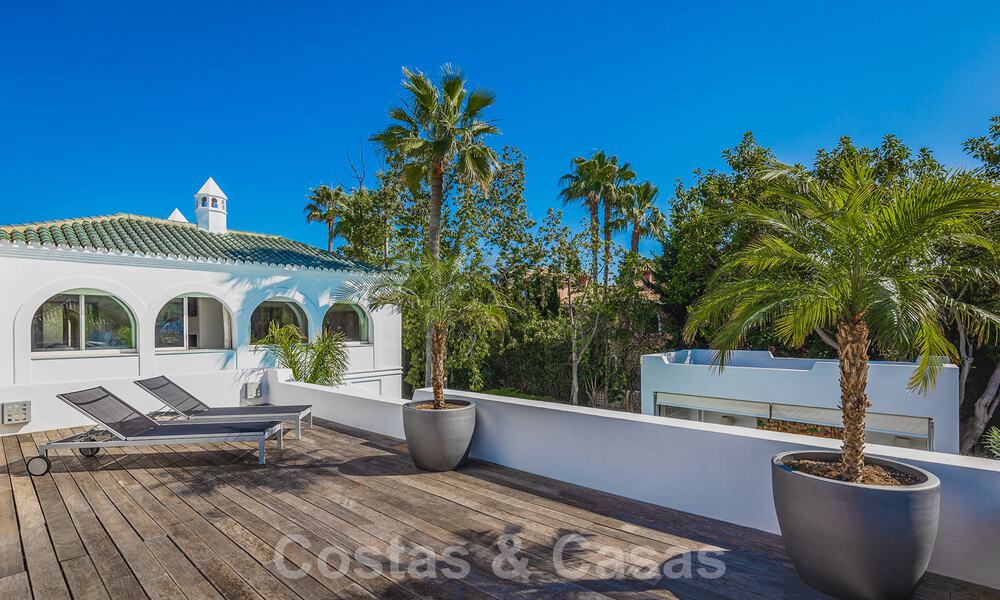 Unique Andalusian-Moorish style mansion at walking distance to the beach and the golf course for sale in west Marbella 31311