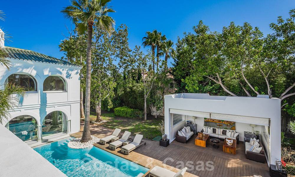 Unique Andalusian-Moorish style mansion at walking distance to the beach and the golf course for sale in west Marbella 31313